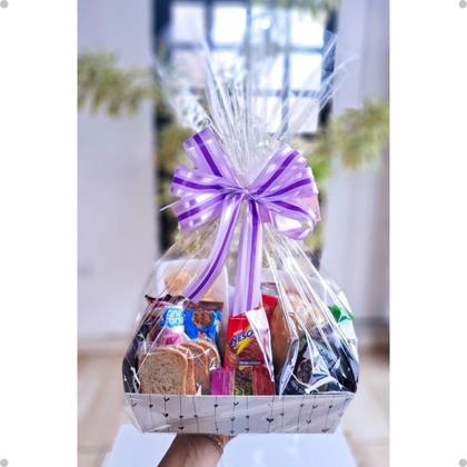 Imagem de 25 Saco para cesta presentes Transparente celofane GG 60X90