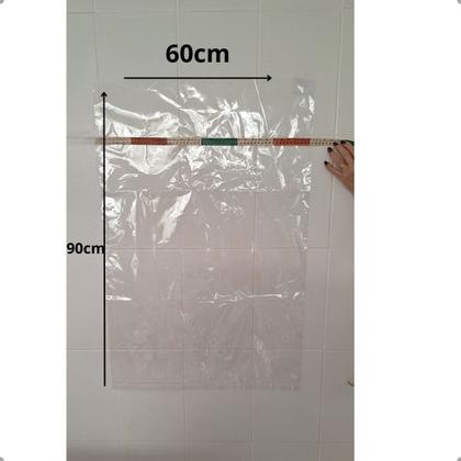 Imagem de 25 Saco para cesta presentes Transparente celofane GG 60X90