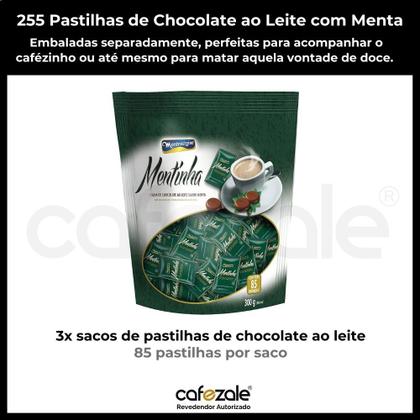 Imagem de 255 Pastilhas de Chocolate com Menta, Mentinha, Montevérgine