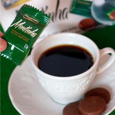 Imagem de 255 Pastilhas de Chocolate com Menta, Mentinha, Montevérgine