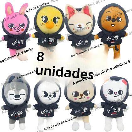 Imagem de 25cm Kpop Dos Desenhos Animados Animal De Pelúcia Boneca Brinquedos Kawaii Jyp Chaveiro Pingente