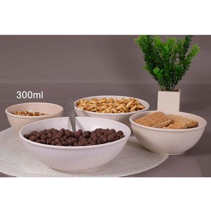 Imagem de 25UN TIGELA 300ml BOWL CUMBUCA VASILHA SOPA CALDO BEGE