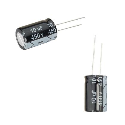 Imagem de 25x Capacitor Eletrolítico 10uf x 450v 105º Kit c/25 Peças
