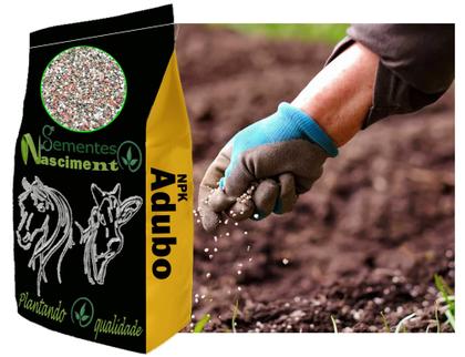 Imagem de 2kg de adubo npk 10-10-10 fertilizante para plantas / flores / jardim / pastagem