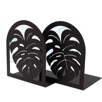 Imagem de 2PCS Turtleback Leaf Metal Bookends, Learning Retro