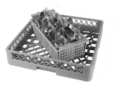 Imagem de 2Rack Lisa Copos Talheres Lava Louças Industrial Gaveta 50cm