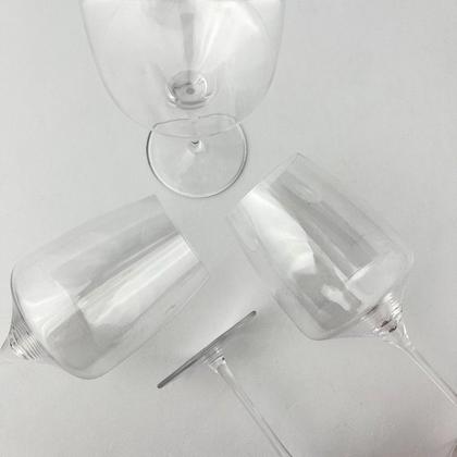 Imagem de 2Taças Cristal Eleganza630ml Vinho Tinto Bordeaux Fracalanza