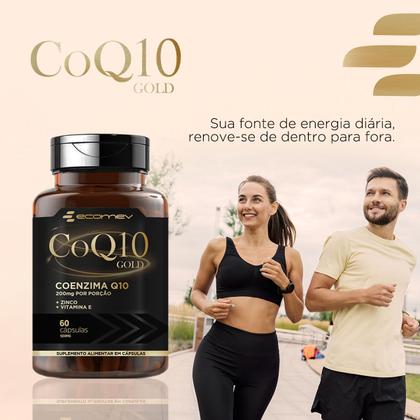 Imagem de 2Un Coenzima Q10 200Mg De CoQ10 Pura + Vit E Zinco 120Cáps Ecomev