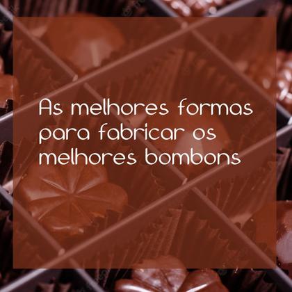 Imagem de 2un Forma Silicone Bombom Moldes fino Doce Docinho coração