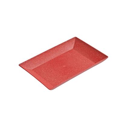 Imagem de 2un Petisqueira travessa Retangular servir 24cm Vermelho