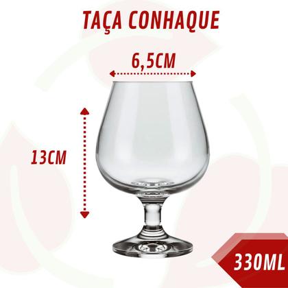 Imagem de 2UNI Taça Conhaque Windsor 330ML Casamento Luxo Água Suco Refri