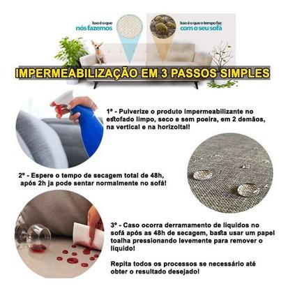 Imagem de 2x Blindagem Impermeabilizador Sofá Não Molha Evita Liquido