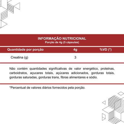 Imagem de 2x Creathinex Monohydrate Creatina Monohidratada 240 Cápsulas Academia Suplemento 100% Pura Energia