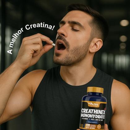 Imagem de 2x Creathinex Monohydrate Creatina Monohidratada 240 Cápsulas Academia Suplemento 100% Pura Energia