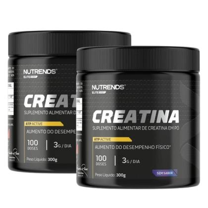 Imagem de 2x Creatina 100% Pura Elite Series Nutrends 300g