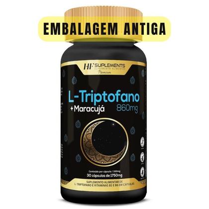 Imagem de 2x L-TRIPTOFAN COM MARACUJA 860MG 30CAPS HF SUPLEMENTS