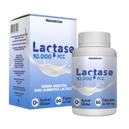 Imagem de 2x Lactase 10.000fcc- Enzima Lactase - 60 Cáps - Natunéctar