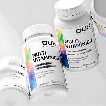 Imagem de 2x Multivitamínico 17 Vitaminas Essenciais Dux 90 Capsulas