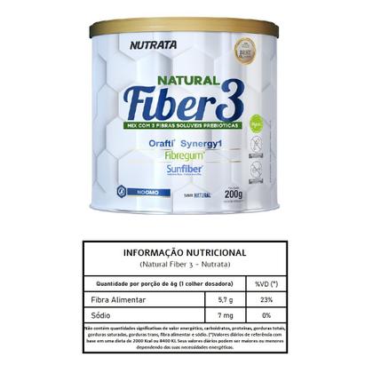 Imagem de 2X Natural Fiber 3 (200g) - Nutrata Nature
