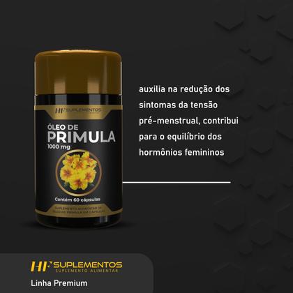 Imagem de 2x óleo de primula 1000mg premium 60caps