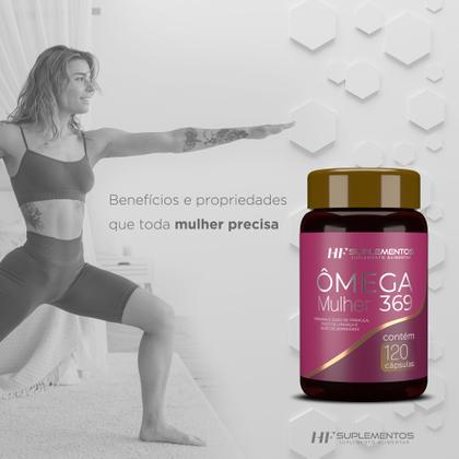 Imagem de 2x omega 3 6 9 mulher 120caps hf suplementos