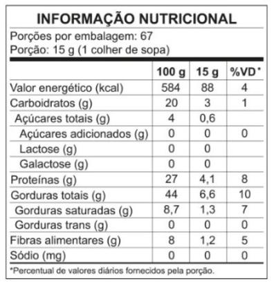 Imagem de 2x Pastas De Amendoim Power One Integral 1kg Tradicional