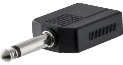 Imagem de 2x Plugues Adaptadores Mono 2 P10 Fêmea / P10 Macho Hayamax