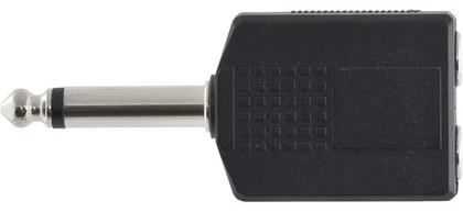 Imagem de 2x Plugues Adaptadores Mono 2 P10 Fêmea / P10 Macho Hayamax