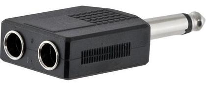 Imagem de 2x Plugues Adaptadores Mono 2 P10 Fêmea / P10 Macho Hayamax