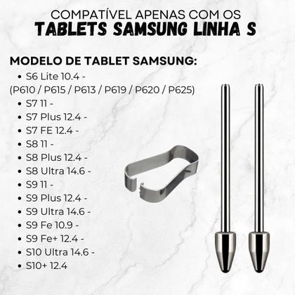 Imagem de 2X Ponta Titânio Com Extrator Para Galaxy Tab S6 Lite (P620)