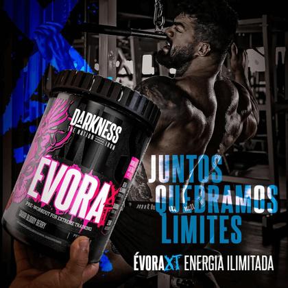 Imagem de 2x Pré Treino Evora XT Cafeina Darkness Bloody Berry 300g