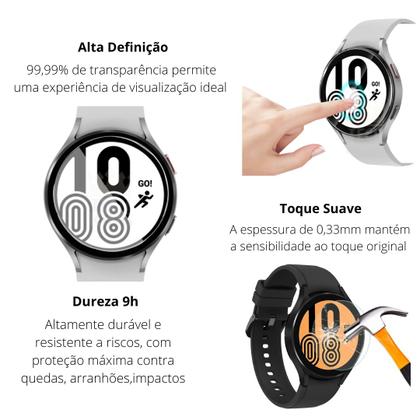 Imagem de 2x Protetor De Tela Vidro Para Galaxy Watch4 44mm SM-R870