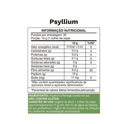 Imagem de 2x Psyllium Em Pó Aminoácidos Veganos Ocean Drop 300g