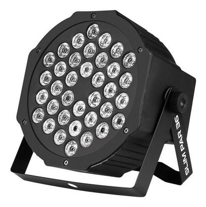 Imagem de 2x Refletores 36 Leds Rgb 1w Luminos Dmx Strobo Profissional