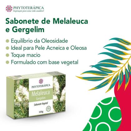 Imagem de 2X Sabonete de Melaleuca e Gergelim - Phytoterapica