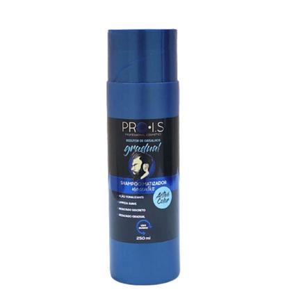 Imagem de 2x Shampoo Escurecedor Reduz Fios Brancos Gradual Men Prois - Envio Rapido - Prois Cosméticos