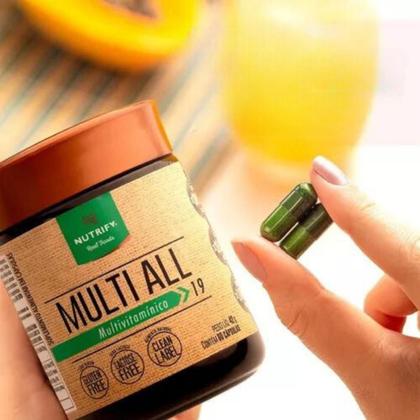 Imagem de 2x Suplemento Multivitamínico Multi ALL Nutrify 60 cápsulas