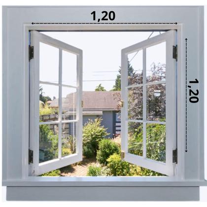 Imagem de 2X Tela Mosqueteira Janela 1.2 X 1.2 Proteção