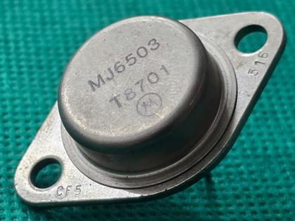 Imagem de 2x Transistor Mj6503 Pnp 8amp 400v To-3 Motorola