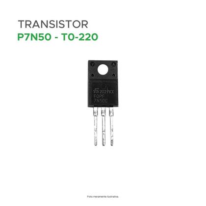Imagem de 2x Transistor P7n50 = P 7N50 = Fqpf7n50 - Isolado To220