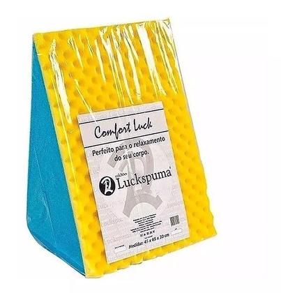 Imagem de 2x travesseiro triângulo pós cirúrgico rampa ortopédica anti refluxo anti varizes + capa com ziper