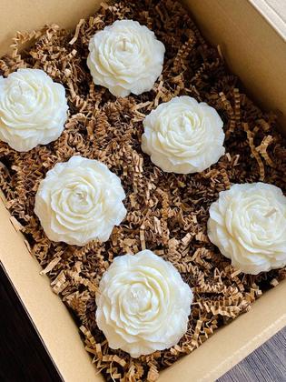 Imagem de 2x Vela Aromatica Flor de Peônia Premium Aroma Personalizado