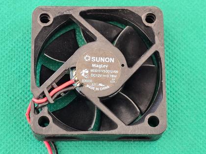 Imagem de 2x Ventoinha 50x50x15mm 12v 0,78w 2 Fios Rolamento Sunon