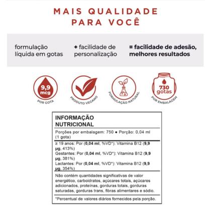 Imagem de 2x Vitamina B12 Metilcobalamina Ydrossolv Yosen 30ml