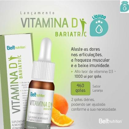 Imagem de 2x Vitamina D3 Belt Bariatric- 15 ml- 2.000ui cada 2 Gotas