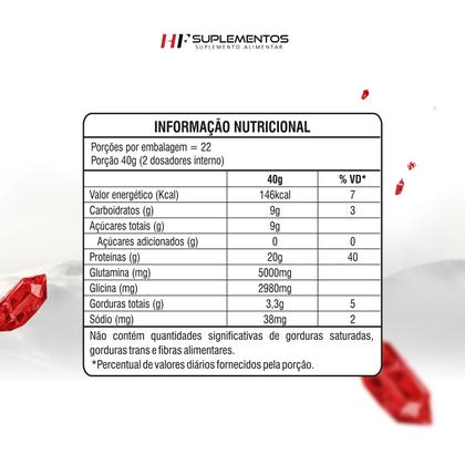 Imagem de 2x whey blender concentrado chocolate 900g hf suplementos