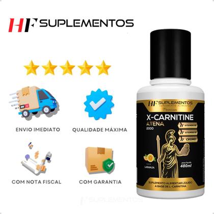 cromo l carnitina 2x x-carnitine atena 2300 480ml laranja hf suplements - L-Carnitina increased collagen synthesis size:2 Pack CJC-1295 NO DAC &