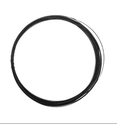 Imagem de 3 Arames fio rígido de aço inox 302 preto 0,35mm c/10 Mt cada