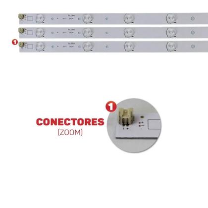 Imagem de 3 Barras De Led Kit Completo 32l2300 Svt320ae9 Pci Eletroparts