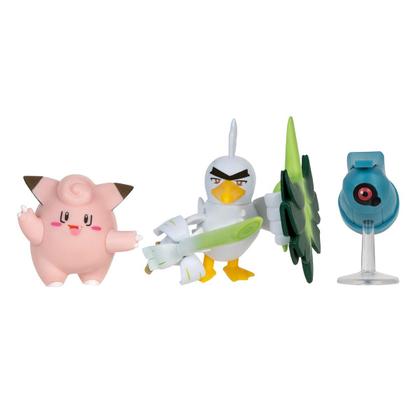 Imagem de 3 Bonecos Beldum, Sirfetch'd e Clefairy - Pokémon